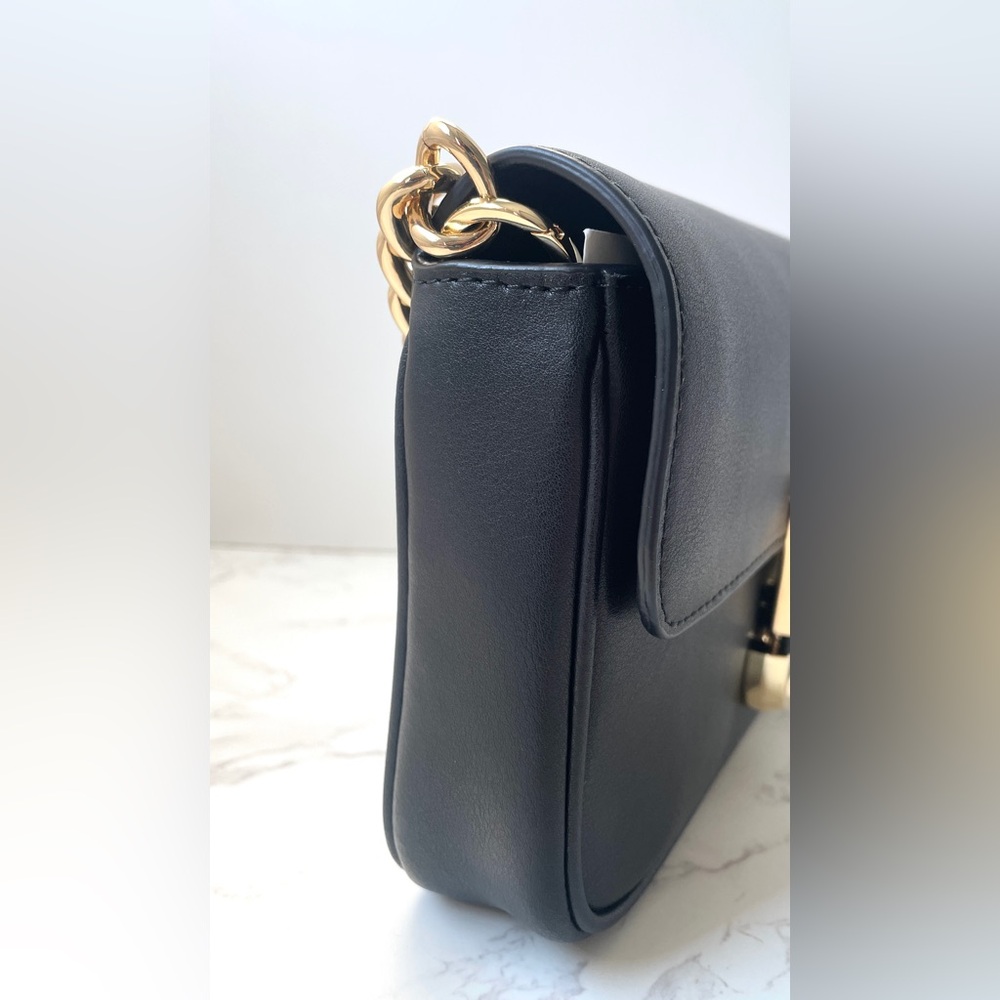 New Marc Jacobs J Marc Leather Crossbody Shoulder Bag Black Convertible - Picture 9 of 14